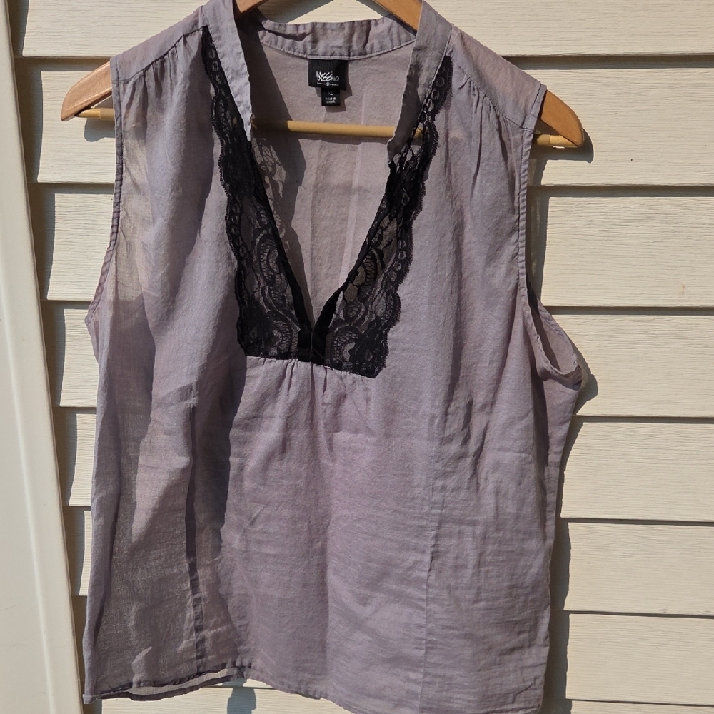 Mossimo Lace Tank Top XL